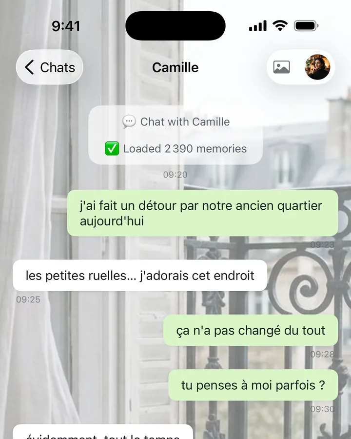 Une conversation dans Re:vive